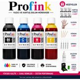Profınk Canon MP170 IP1200 IP1300 Vakum Aparatlı Kartuş Dolum Seti (Pg 40 cl 41) 4X100ML - Renkli