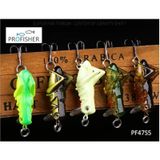 Profısher 5 Renk Set 1 Kanca Sahte Yem 3 gr 4 cm Grasshopper