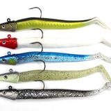PROFISHER 5 Renk Silikon Yapay Metal Kafalı Yem 11 cm 10 gr