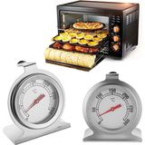 Profisher Analog Sıcaklık Ölçer 300° Fırın Termometresi Paslanmaz Çelik
