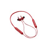 Profisher Bluetooth 5.0 Manyetik Spor Kulaklık Stereo Subwoofer Boyun Askılı Metal Kırmızı