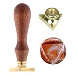 Profisher Boş Mum Mühür Pirinç Damga Başlığı Üçgen 25X22MM
