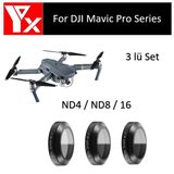 Profisher Dji Mavic Pro Gimbal Kamera Lensi İçin 3 lü Filtre Set ND4 / ND8 / ND16 2