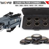 Profisher Dji Mavic Pro Kamera Lens Için 6 Lı Filtre Seti MCUV/CPL/ND4/ND8/ND16 /ND32
