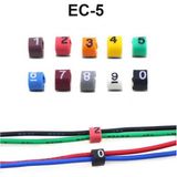Profisher EC-5 Renkli Kablo İşaretleyici Numaratör 16 mm² AWG 6-8 100 adet