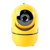 Profisher Ip Kamera Wifi Gece Görüş Iki Yönlü Ses Kayıt Kablosuz Güvenlik Wi-Fi Bebek Monitör Sarı
