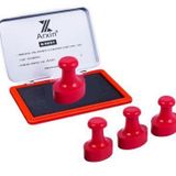 Profisher Mühür Kauçuk Alaşım Kırmızı Kaşe Oval 40X60MM