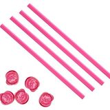Profisher Mühür Mumu Çubuk Sıcak Tutkal 11 mm x 30 cm 4'lü Pembe Renk