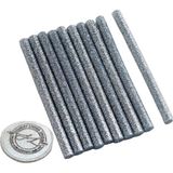Profisher Mühür Mumu Simli Çubuk Sıcak Tutkal 7 mm x 10 cm 12'li Gümüş Renk