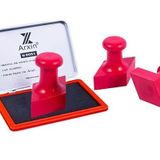 Profisher Mühür Özel Alaşım Kauçuk Kaşe Kırmızı Renk Diamond 30x50