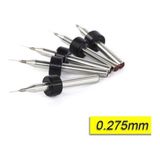 Profisher Pcb Mikro Karbür Cnc Matkap Ucu 10LU Set 0,275MM Tungsten 18 Shank - 0.275 mm