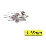 Profisher Pcb Mikro Karbür Cnc Matkap Ucu 10'lu Set 1,15 mm Tungsten 18 Shank