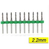 Profisher Pcb Mikro Karbür Cnc Matkap Ucu 10'lu Set 2,20 mm Tungsten 18 Shank