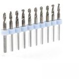 Profisher PCB Mikro Karbür CNC Matkap Ucu 10lu Set 2,85mm Tungsten 18 Shank