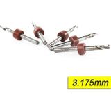 Profisher Pcb Mikro Karbür Cnc Matkap Ucu 10'lu Set 3,175 mm Tungsten 18 Shank