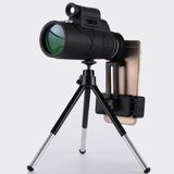 Profisher Teleskop Dürbün Bak4 50X60 Tripod Telefon Klip Pusula Lazer Fener