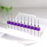 Profisher Tungsten Karbür Uçlu Freze PCB Mikro/Mini Matkap Uç 0,9mm x 10 lu Set