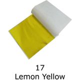 Profisher Varak Kaplama Yaprak Metalik Folyo 9x9cm 10lu 17 Lemon Yellow R5799F-17