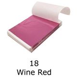 Profisher Varak Kaplama Yaprak Metalik Folyo 9x9cm 10lu 18 Wine Red R5799F-18