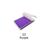 Profisher Varak Kaplama Yaprak Metalik Folyo 9x9cm 10lu 23 Purple R5799F-23