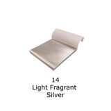 Profisher Varak Kaplama Yaprak Metalik Folyo 9x9cm 10lu Paket 14 Light Fragrant Silver R5799F-14