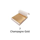 Profisher Varak Kaplama Yaprak Metalik Folyo 9X9CM 10LU Paket 7 Champagne Gold R5799F-7