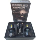 Profled 2 Adet H3 Soket LED Xenon Far Ampulü 6000K Beyaz 8000LM