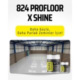 Profloor x Shine 824 - Iç/dış Mekân Uyumlu, Dayanıklı Zemin Boyası - 20 Kg - Ral 9016 - Beyaz