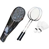 Proforce Badminton Raket Set BDT50 250 gr Hafif ve Dayanıklı Siyah Renk İki Parça