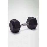 Proforce Çelik Ağırlık, Metal Tutma Yerlerine Sahip Tekli Dambıl - 25 kg - Siyah