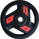 Proforce Kauçuk Kaplı Olimpik Ağırlık Plakası 25KG Sağlam Dökme Demir Plaka Ev ve Salon Kullanımına uygun