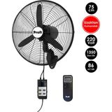 Proft FLW-750-HRI 75 cm Siyah Uzaktan Kumandalı Duvar Sarkıt Tip Vantilatör