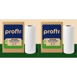 Proftr Hasta Muayene Sedye Masa Örtüsü Çift Katlı 50*25CM 50 Metre (2 Li Set) - Beyaz