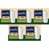 Proftr Hasta Muayene Sedye Masa Örtüsü Çift Katlı 50*25CM 50 Metre (5 Li Set) - Beyaz