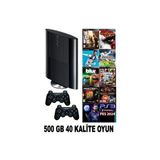 ProGameX Ps3 500 GB Süper Slim Oyun Konsolu 40 Dijital Oyun Kapasitesi İle Eğlenceli Deneyim