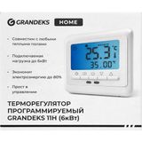 Programlanabilir Oda Termostatı – Yerden Isıtma Uyumlu, 6 Kw, Dijital LCD Ekran