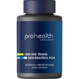 Prohealth Trans Resveratrol Plus Quercetin Red Wine & Green Tea Extract Healthy Aging 1000MG 60 Caps - 60 KAPSÜL