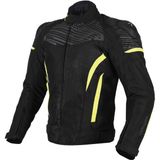 Prohel Colombia Air Yazlık Motosiklet Montu 3XL Siyah - Sarı Sürtünmeye Dayanıklı Polyester Malzeme ile