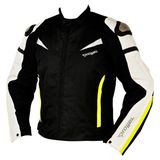 Prohel Colombia Motosiklet Montu Siyah - Sarı Renk Hafif ve Su Geçirmez Polyester Tasarım - 3XL