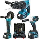 Prohummer PH023 58VF Ultra Akülü 3lü Set - Matkap + Somun Sıkma + Avuç Taşlama