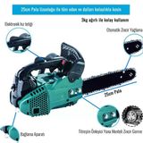 Prohummer PH217 25CC Portatif Mini Benzinli Testere Ağaç Odun Dal Budama ve Kesme Testeresi Ağaç Kesme Motoru