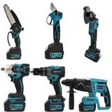 Prohummer Ph253 Profesyonel Akülü Süper 6Lı Set Makina 88Vf 3Ah 125Mm Avuç Taşlama, Sds Plus Kırıcı Delic, Somun Sıkma Sökme, Vidalama Matk