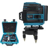 Prohummer PH300 Çift Akülü 12 Köşe 360 Derece 58VF Otomatik Hizalamalı Lazer Metre (Mavi)