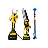 PROHUMMER PHM008-26M 2.6 Metre Alüminyum Teleskopik Uzatma Kolu 50mm Bağ Makası ve 20cm Budama Testere