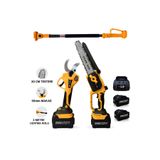 PROHUMMER PHM008-2M 2 Metre Alüminyum Teleskopik Uzatma Kolu 50mm Bağ Makası ve 20cm Budama Testeresi