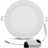 Proich Beyaz Yuvarlak Beyaz Işık 12 Watt Sıva Altı Gömme LED Panel Spot Lamba Armatür - Altın