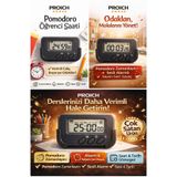 PROICH Çok Fonksiyonlu Öğrenci Dijital Ders Çalışma Saati - Masa ve Araç Üstü Kronometre Alarm Zamanlayıcı