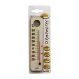 Proithalat AHŞAP 3.5 X 15CM DERECE ODA TERMOMETRESİ İÇ / DIŞ KURŞUN VE CİVA İÇERMEZ