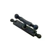 Proithalat Antika Tarz Dekoratif Pirinç Misket Pencere Kolu - 165x32 mm, Oksit