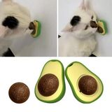 Proithalat Avokado Dönen Kedi Nanesi Oyun Topu - Doğal Kedi Oyuncağı